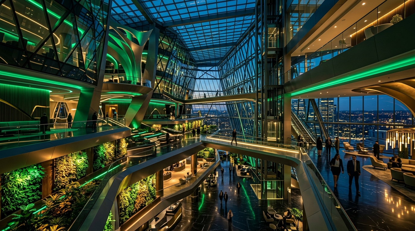 Yubayyin Global Headquarters Atrium